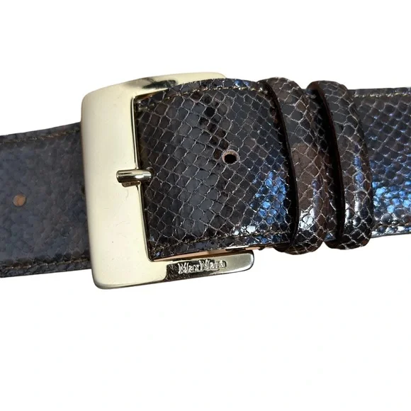 MaxMara | Accessories | Maxmara Tirana Wide Leather  display picture 2